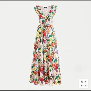 J.Crew Muli-Floral Maxi Dress